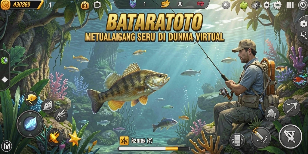 Tangkapan ikan yang mengesankan dalam gameplay BATARATOTO.