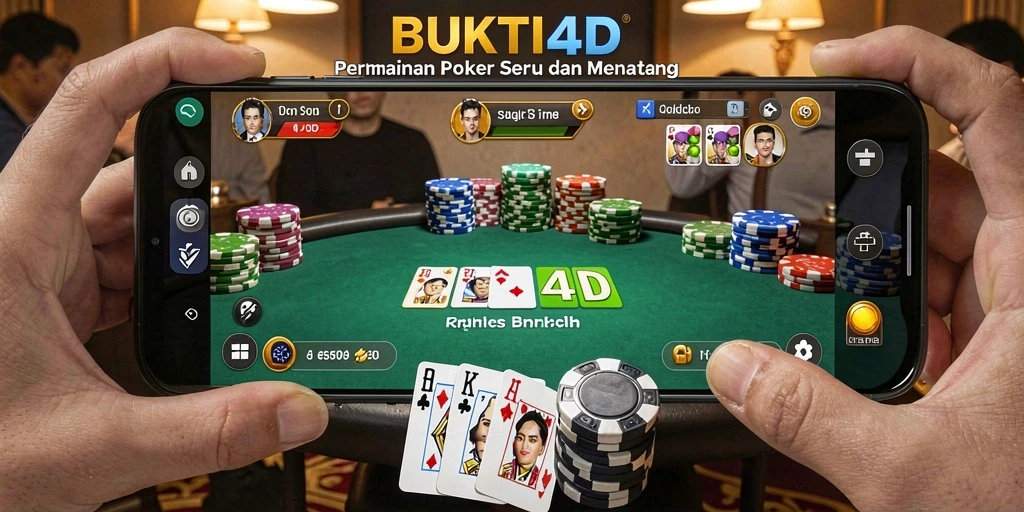 Gameplay Poker seru di BUKTI4D dengan pemain dari berbagai latar belakang.