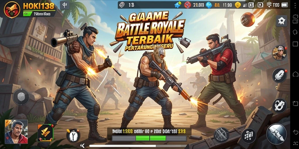 Gameplay seru dengan grafis memukau dari HOKI138 Battle Royale.