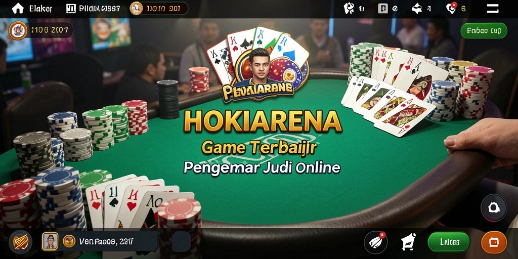 Tangkapan layar HOKIARENA menunjukkan permainan Poker yang seru dan mendebarkan.