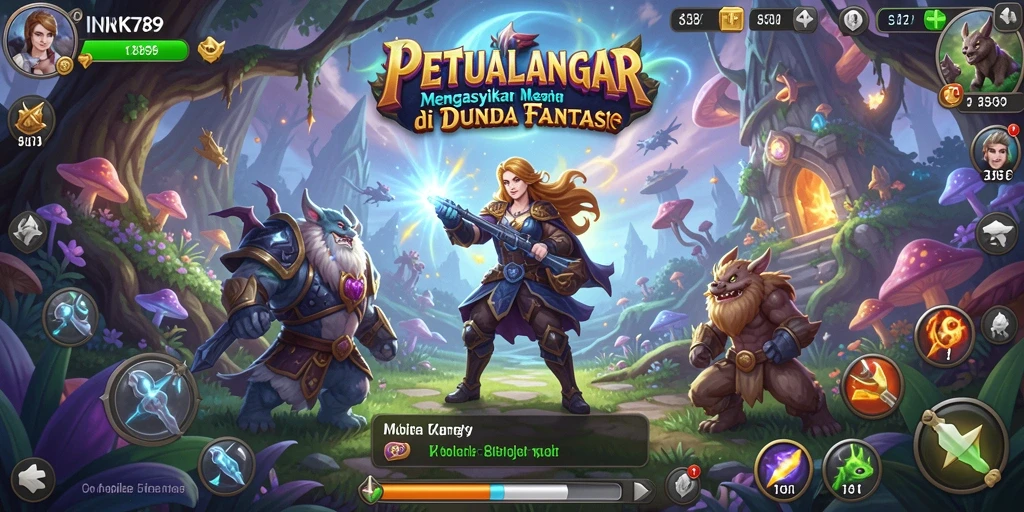 Screenshot gameplay INK789 menampilkan aksi petualangan yang mendebarkan.