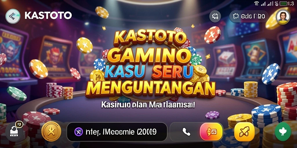 Screenshot KASTOTO menampilkan gameplay Kasino yang mengasyikkan dan interaktif.