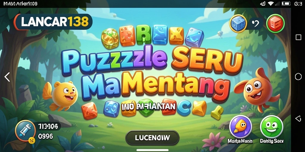 Tampilan gameplay LANCAR138 dengan berbagai tantangan puzzle.