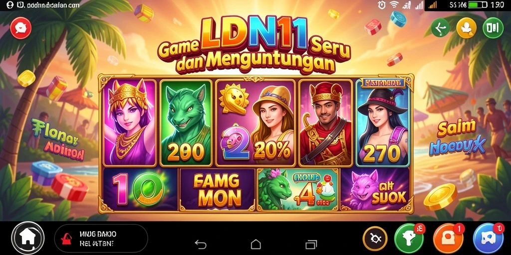 Tampilan gameplay menarik pada game Slot LDN11.
