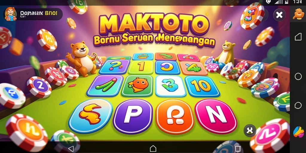Screenshot dari gameplay Bingo di MAKTOTO yang sangat menarik.