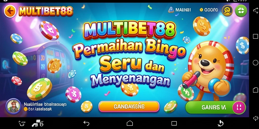 Tampilan menarik dari gameplay Bingo di MULTIBET88.