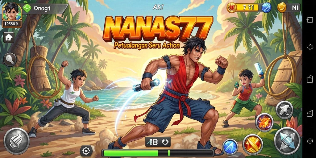 Tampilkan gameplay NANAS777 yang seru dan mendebarkan.