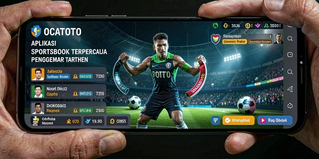 Screenshot OCATOTO menampilkan antarmuka taruhan yang menarik dan informatif.