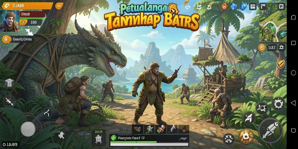 Tampilan gameplay OJA89 yang menakjubkan dan dunia terbuka yang luas.