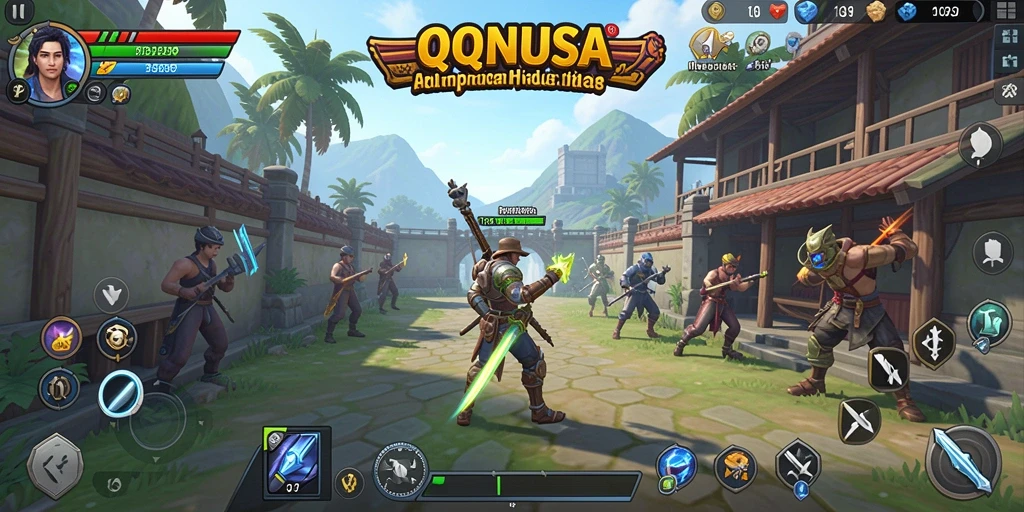Screenshot utama QQNUSA menampilkan antarmuka aplikasi Utility yang sederhana.