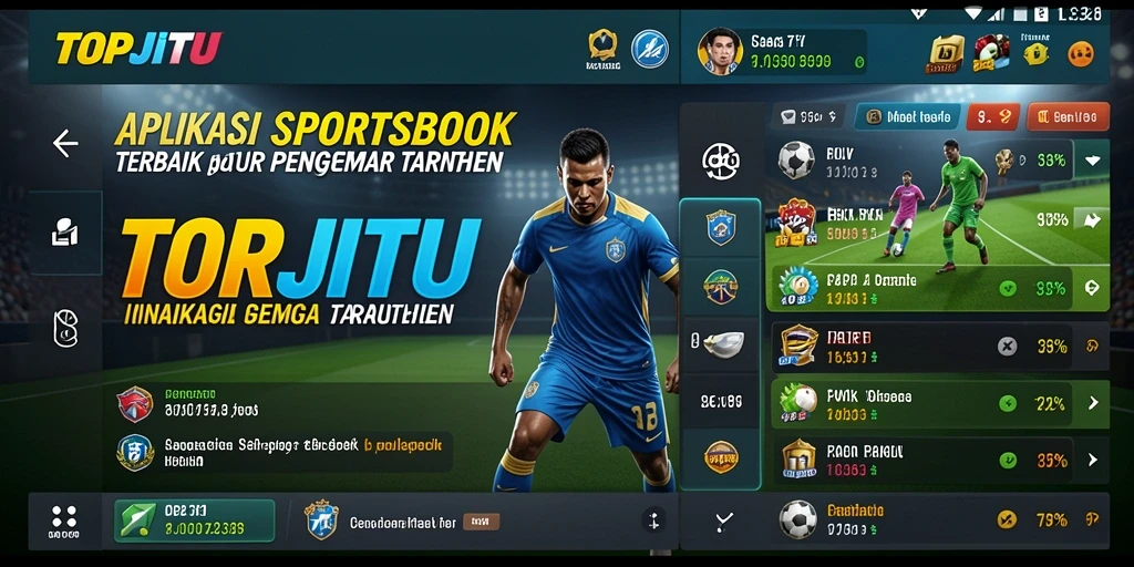 Screenshot utama TOPJITU menampilkan antarmuka taruhan yang menarik dan informatif.