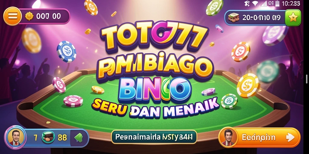 Tampilan gameplay seru di TOTO777 saat bermain Bingo.