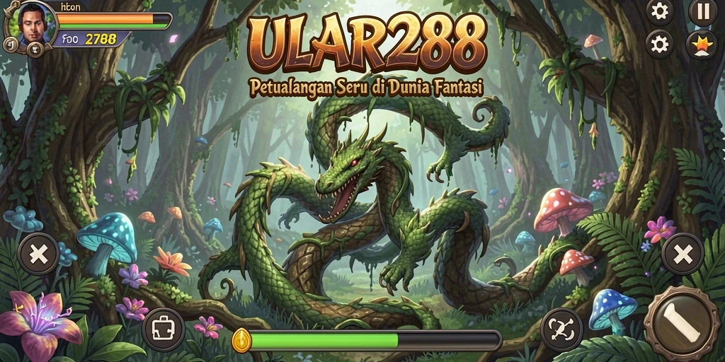 Tampilan gameplay seru ULAR288 yang menampilkan petualangan epik.
