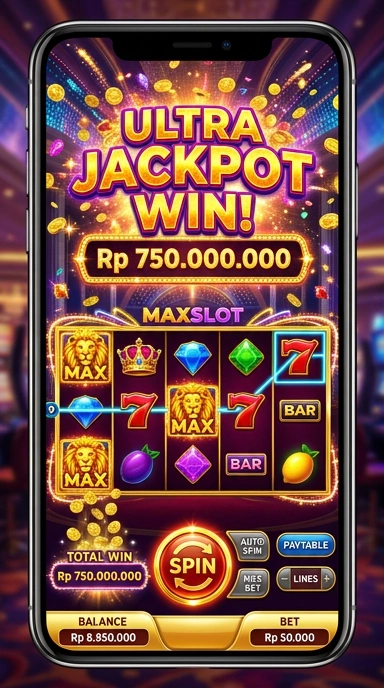 Proses unduhan aplikasi di maxslot yang cepat dan mudah.